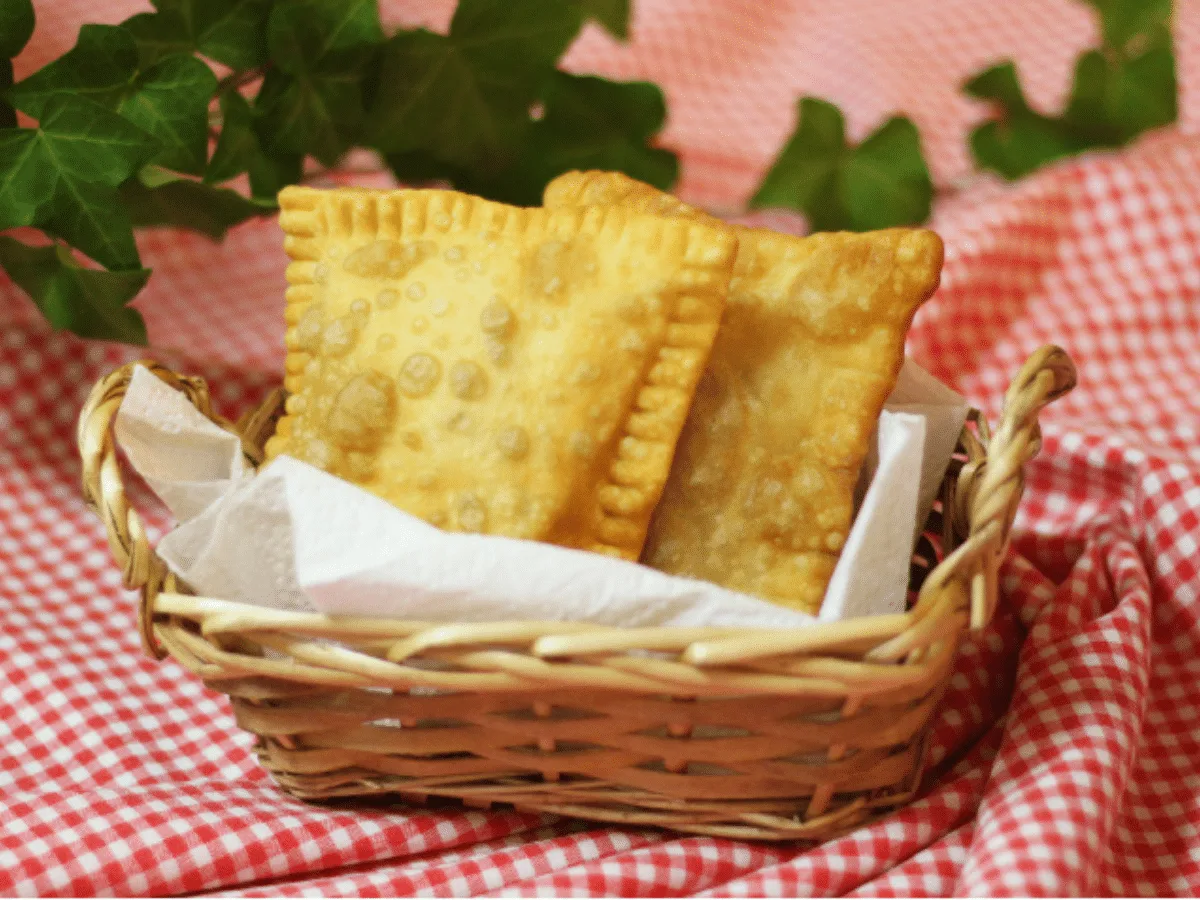 Pastel de feira de carne moída