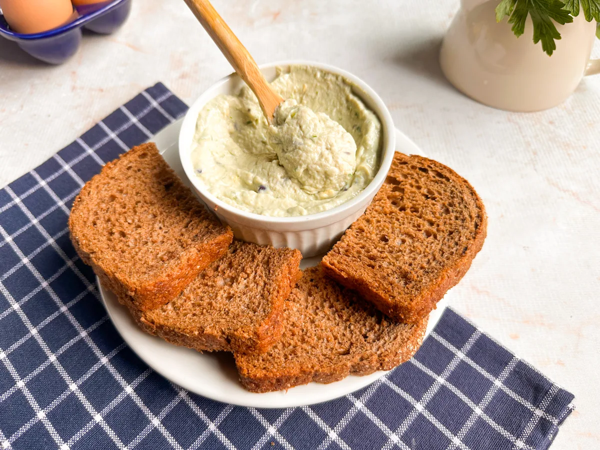 Patê de ovo cozido fit