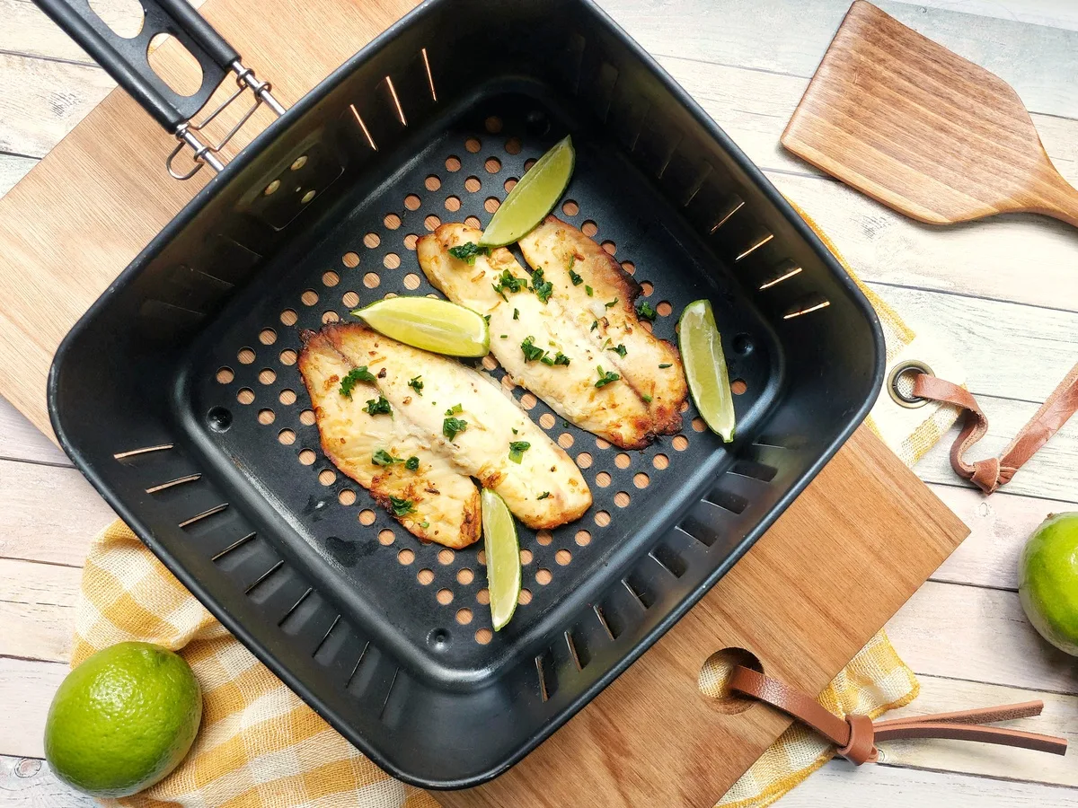 Peixe na air fryer