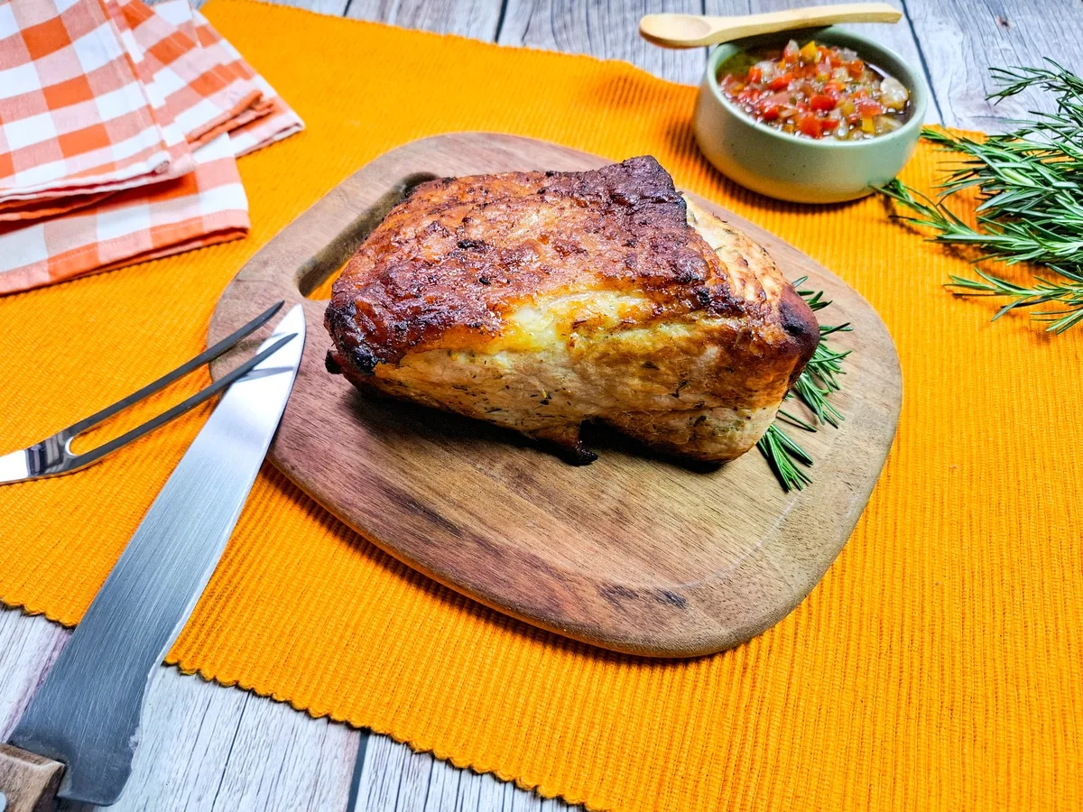 Pernil suíno na air fryer