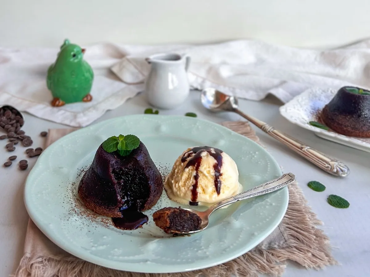 Petit gateau na air fryer