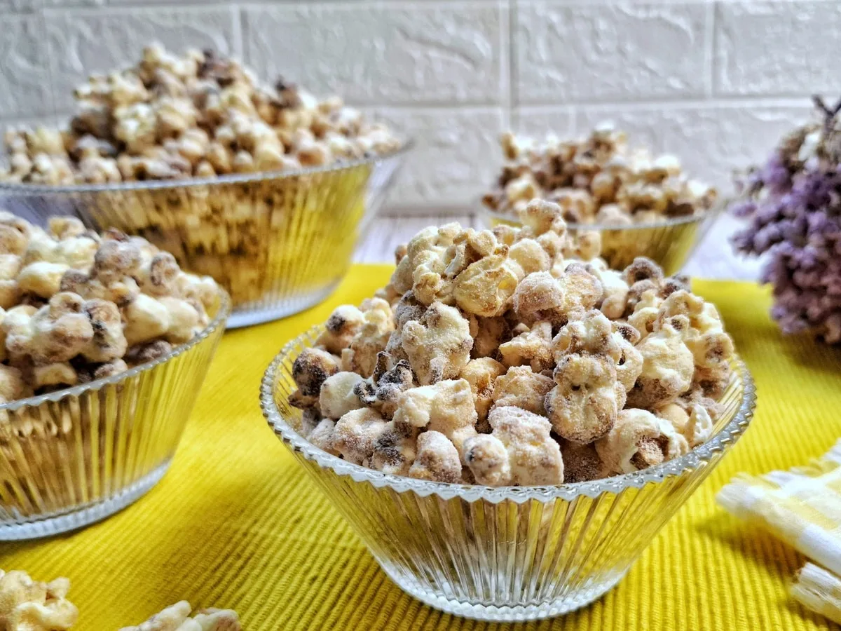 Pipoca de leite Ninho com leite condensado