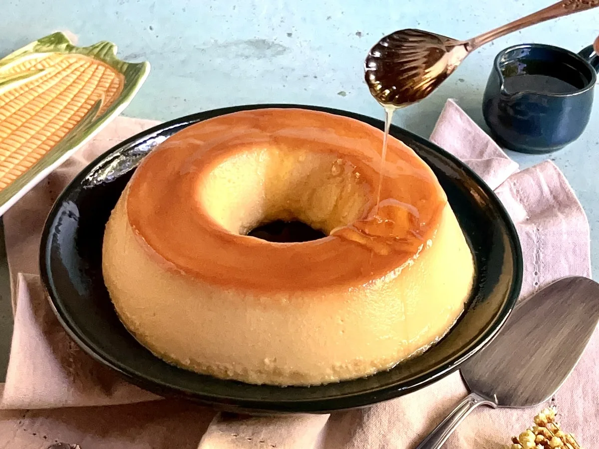 Pudim de milho verde