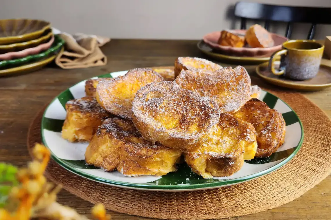 Rabanada na Air Fryer da Rita Lobo