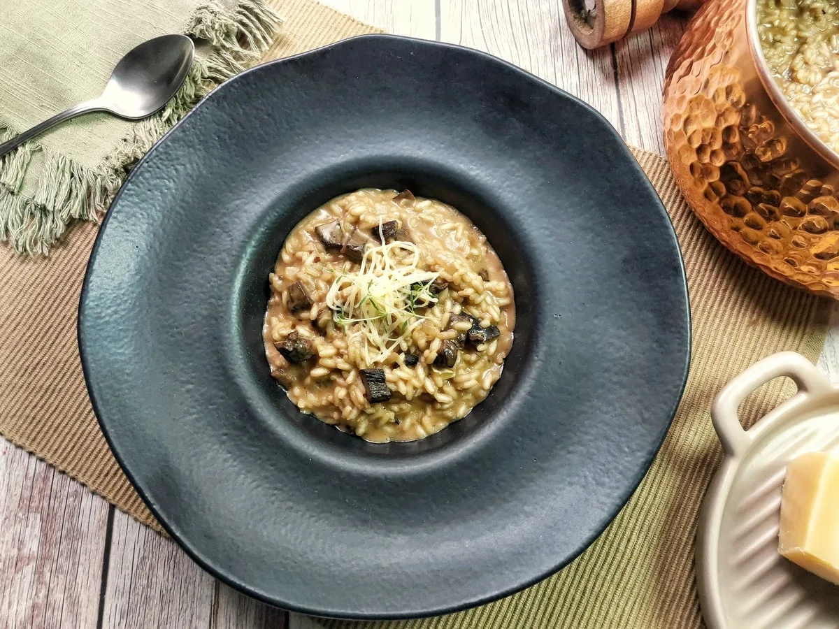 Risoto de funghi secchi