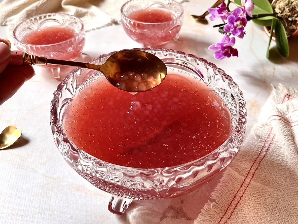 Sagu fácil e rápido