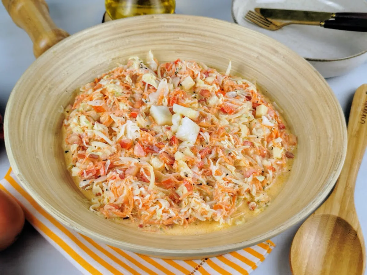 Salada tropical refrescante