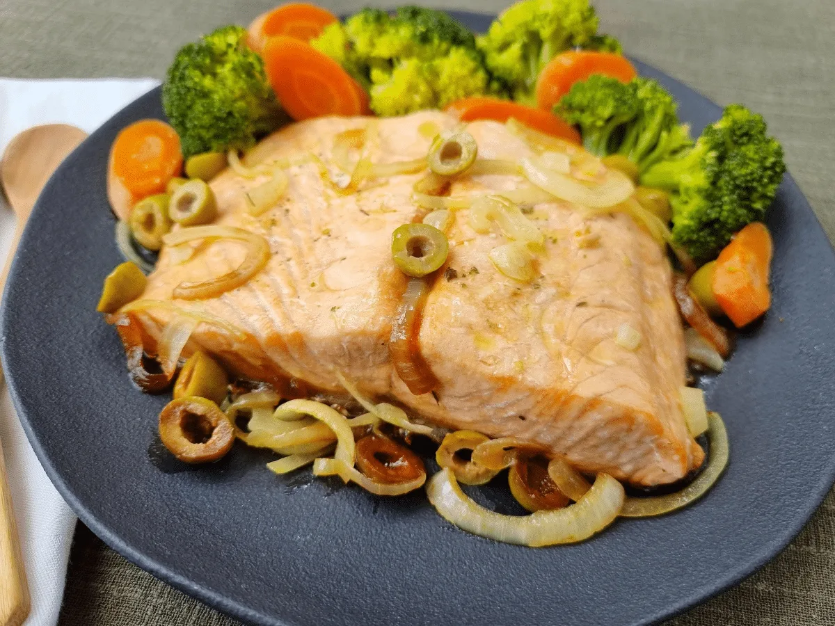 Salmão no forno