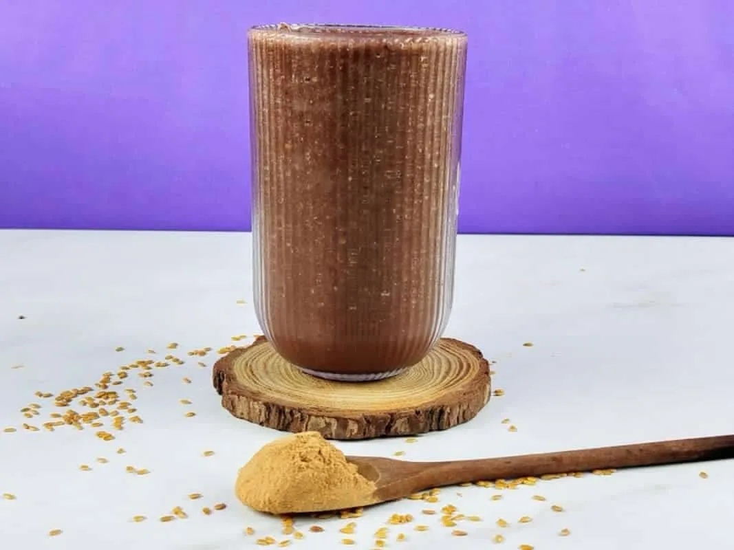 Shake de açaí com guaraná