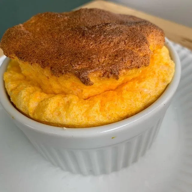 Suflê de cenoura sem farinha