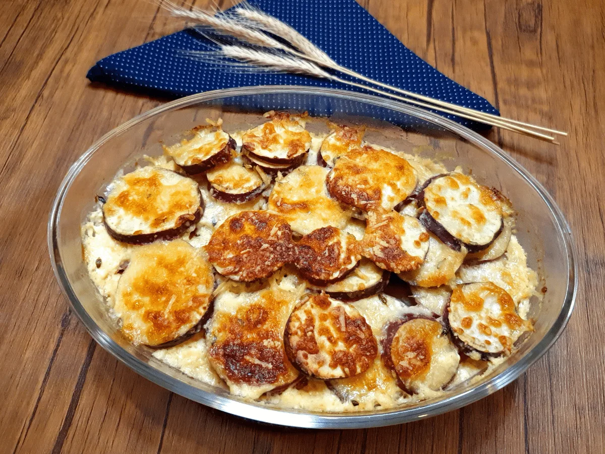 Torta de batata-doce cremosa