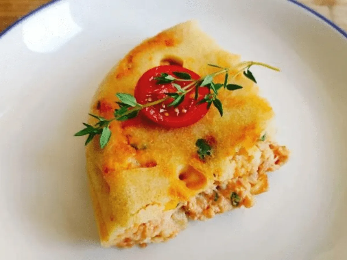 Torta de frango de frigideira rápida