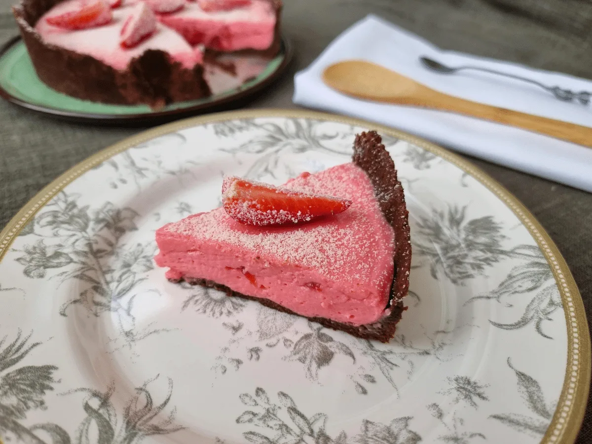 Torta de morango fácil