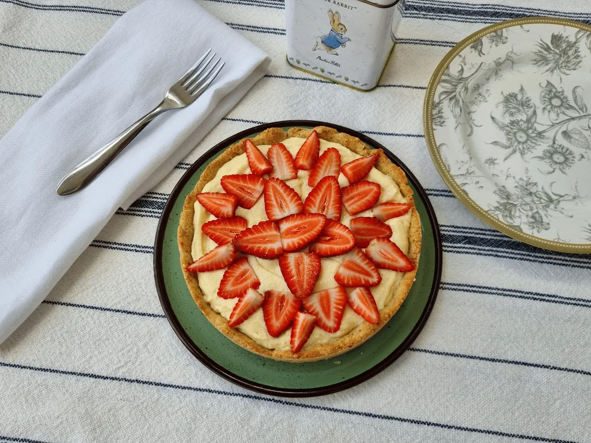 Torta de morango low carb