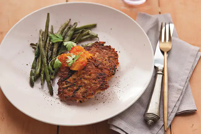 Bolinho de arroz salteado (reaproveitamento)