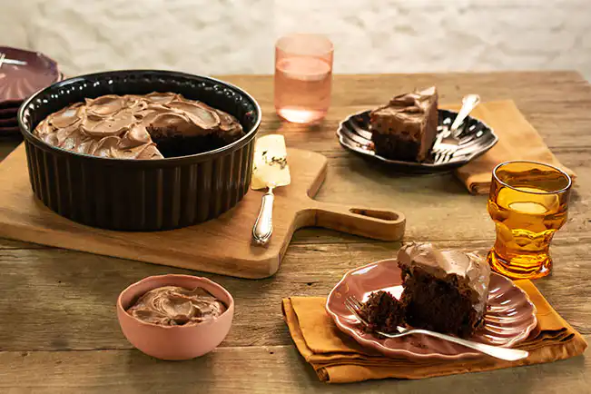 Bolo fudge de chocolate