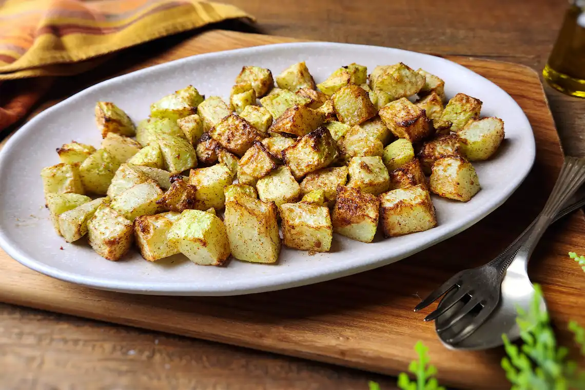 Chuchu assado com especiarias na Air Fryer da Rita Lobo