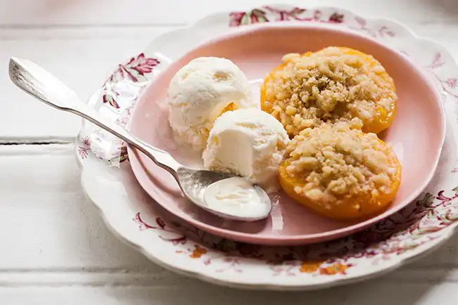 Crocante de pêssego