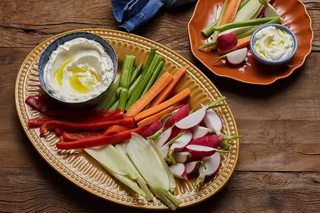 Crudités de legumes para receber