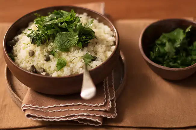 Cuscuz de couve-flor