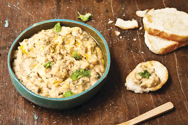 Dip de feijão-branco