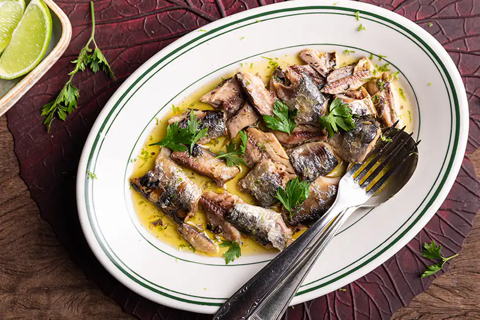 Escabeche de sardinha prático