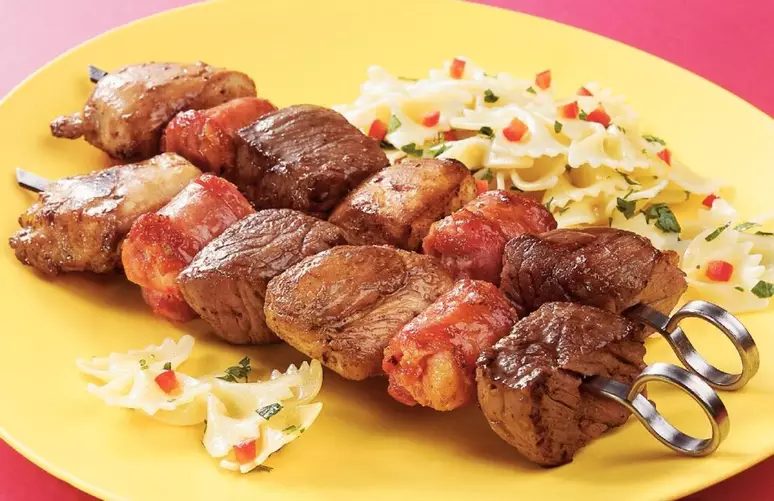 Espeto 3 sabores para um churrasco completo