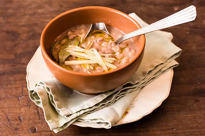 Feijão com gengibre