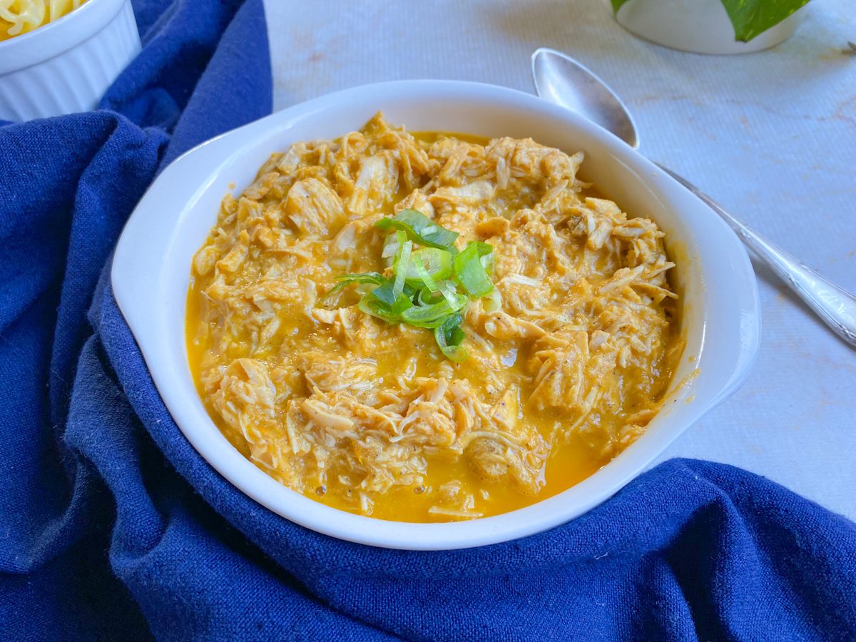 Frango desfiado cremoso