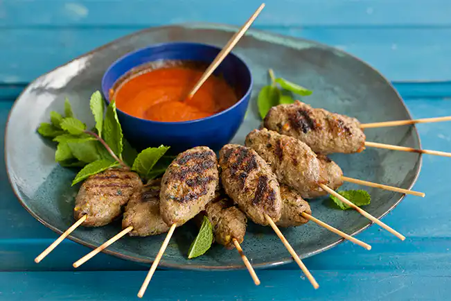 Kafta com ketchup caseiro