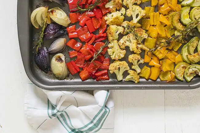 Legumes mistos assados