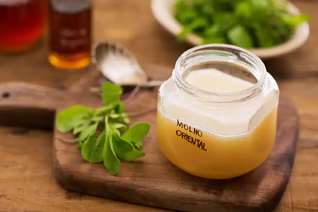 Molho oriental para salada