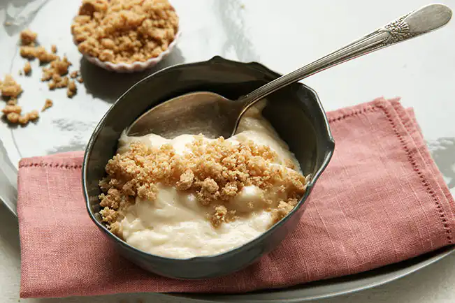 Musse de chocolate branco