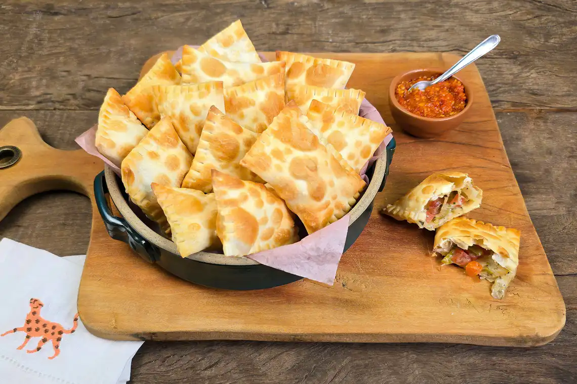 Pastel de pizza na Air Fryer da Rita Lobo