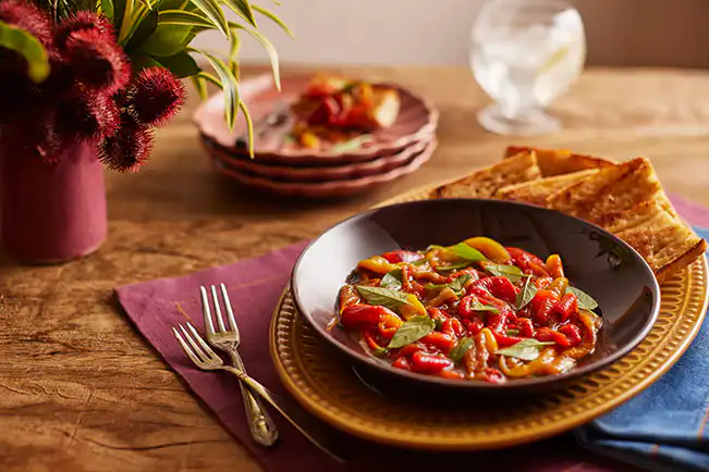 Pimentão marinado com mostarda e mel na Air Fryer da Rita Lobo