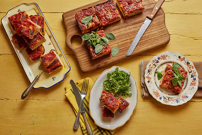 Pizza siciliana (sfincione)