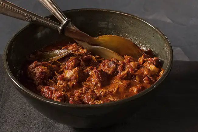 Ragu de costelinha de porco na pressão