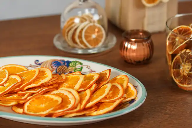 Rodelas de laranja desidratadas na Air Fryer da Rita Lobo