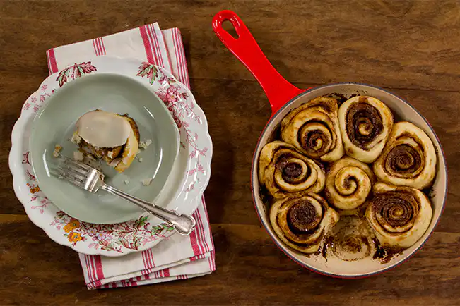Rolinhos de canela