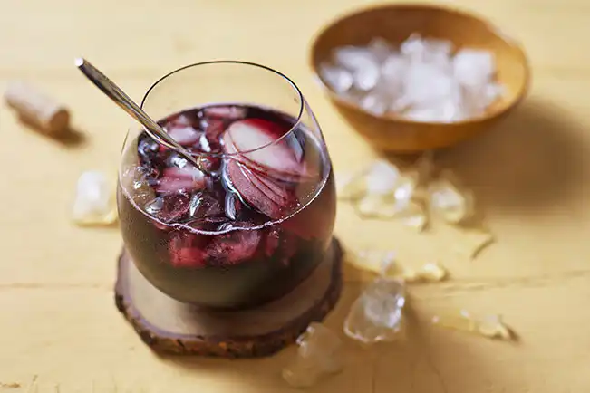 Sangria no copo