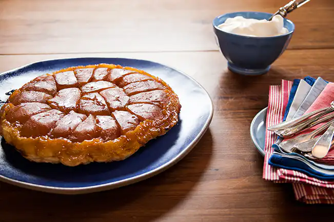 Tarte tatin de frigideira