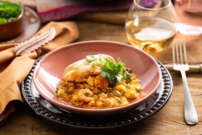 Torta capixaba de bacalhau