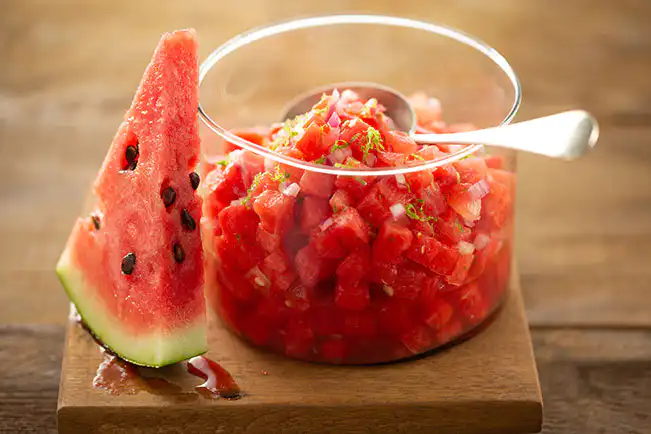 Vinagrete de melancia
